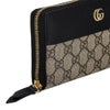 グッチ 長財布 レディース GGマーモント ジップアラウンドウォレット ブラック GUCCI 456117 AAE5E 1069