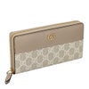 グッチ 長財布 レディース GGマーモント ジップアラウンドウォレット ベージュ GUCCI 456117 AAE5E 9549
