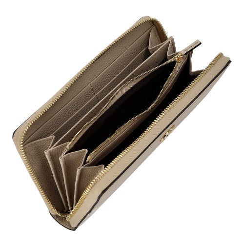 グッチ 長財布 レディース GGマーモント ジップアラウンドウォレット ベージュ GUCCI 456117 AAE5E 9549