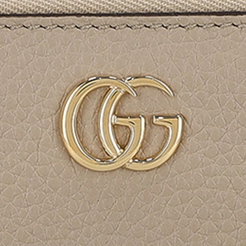 グッチ 長財布 レディース GGマーモント ジップアラウンドウォレット ベージュ GUCCI 456117 AAE5E 9549