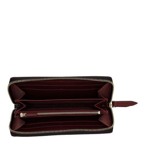 グッチ 長財布 レディース GGマーモント ジップアラウンドウォレット ブラック GUCCI 456117 AAE5F 1062