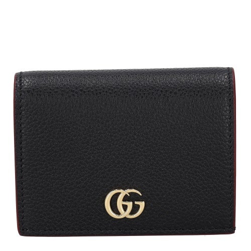 グッチ 二つ折り財布 レディース ブラック GUCCI 456126 AAE5F 1062