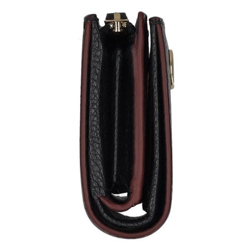 グッチ 二つ折り財布 レディース ダブルＧ バイカラー スモールウォレット ブラック GUCCI 772738 AAE5F 1062