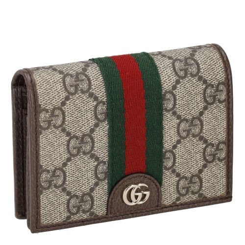 グッチ 二つ折り財布 レディース オフィディア スモールウォレット ブラウン GUCCI 838487 FAE0L 9746
