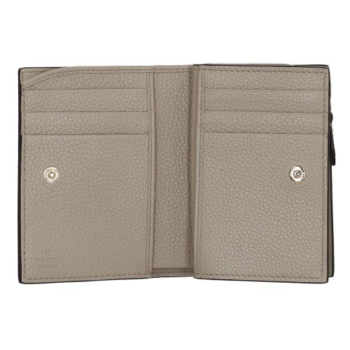 グッチ 二つ折り財布 レディース ダブルＧ バイカラー スモールウォレット ベージュ GUCCI 841360 AAE5E 9549