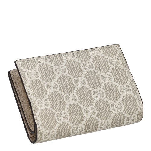 グッチ 二つ折り財布 レディース ダブルＧ バイカラー スモールウォレット ベージュ GUCCI 841360 AAE5E 9549