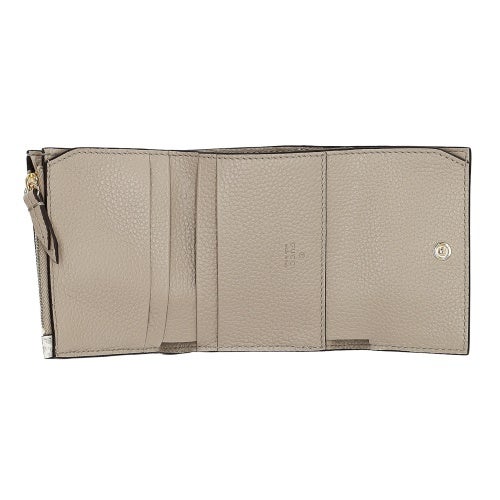 グッチ 三つ折り財布 レディース ダブルＧ バイカラー ミニ ウォレット ベージュ GUCCI 837957 AAE5E 9549