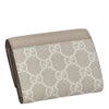 グッチ 三つ折り財布 レディース ダブルＧ バイカラー ミニ ウォレット ベージュ GUCCI 837957 AAE5E 9549