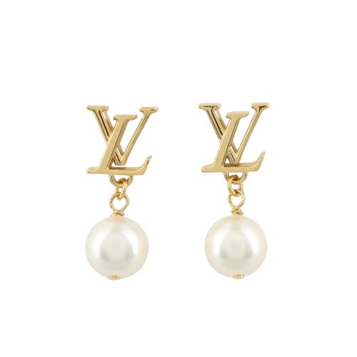 ルイヴィトン ピアス・LVアイコニック ルイザ ゴールド LOUIS VUITTON M01585 ゴールド
