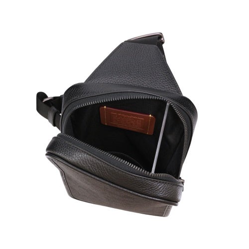 コーチ アウトレット ボディバッグ メンズ サリバン パック・シグネチャー キャンバス ブラック COACH OUTLET CZ397 QBMI5 チャコールブラック