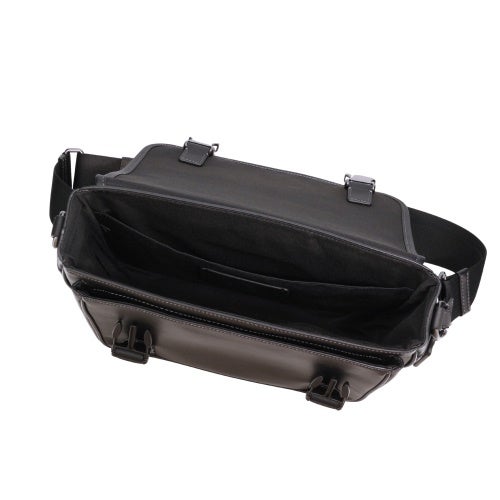 コーチ アウトレット ショルダーバッグ メンズ レーサー メッセンジャー ブラック COACH OUTLET CU110 QBBK