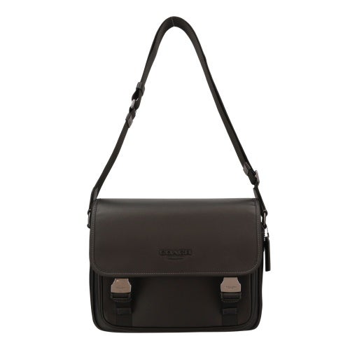 コーチ アウトレット ショルダーバッグ メンズ レーサー メッセンジャー ブラック COACH OUTLET CU110 QBBK