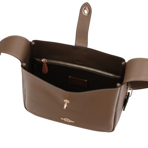 コーチ アウトレット ショルダーバッグ レディース ハドリー コンバーチブル クロスボディ バッグ ブラウン COACH OUTLET CW002 IMV2R ダークストーン