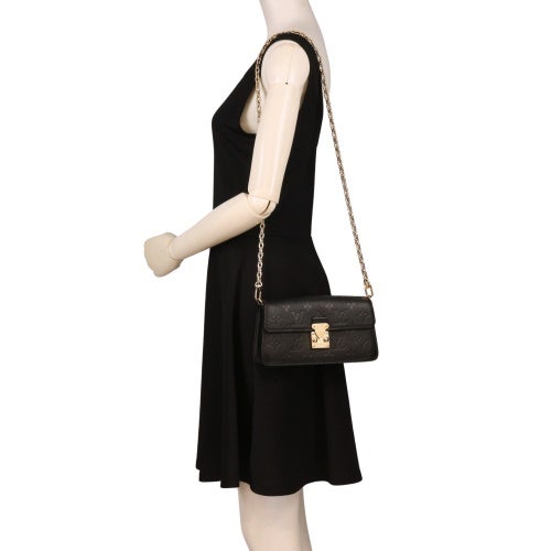 ルイヴィトン ショルダーバッグ モノグラム アンプラント ウォレット オン チェーン・メティス ブラック LOUIS VUITTON M82637 ノワール