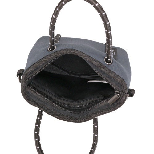 ウィローベイ ショルダーバッグ レディース Boutique Tiny Neoprene Zip Tote グレー WILLOW BAY 1171 CHARCOAL