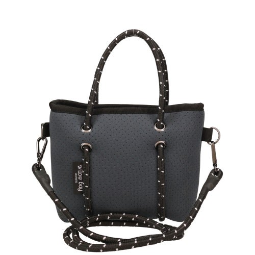 ウィローベイ ショルダーバッグ レディース Boutique Tiny Neoprene Zip Tote グレー WILLOW BAY 1171 CHARCOAL