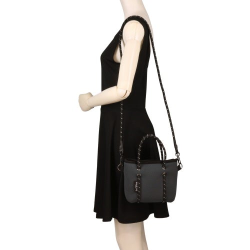 ウィローベイ ショルダーバッグ レディース Boutique Tiny Neoprene Zip Tote グレー WILLOW BAY 1171 CHARCOAL