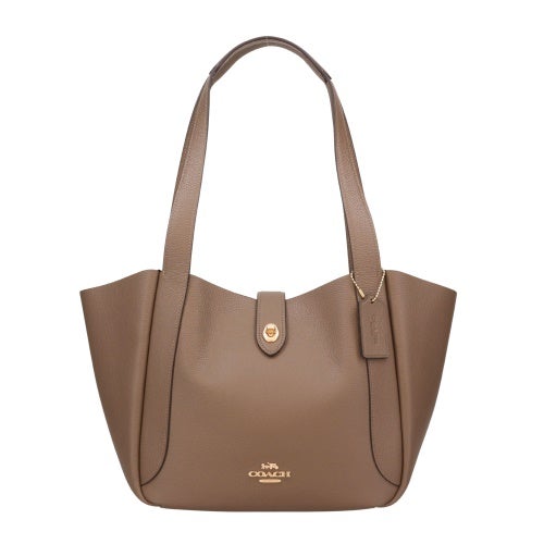 コーチ アウトレット トートバッグ レディース ハドリー ターンロック トート バッグ ブラウン COACH OUTLET CAL17 IMV2R ダークストーン