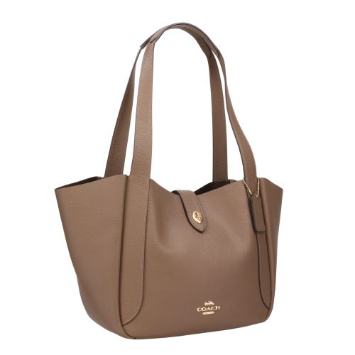 コーチ アウトレット トートバッグ レディース ハドリー ターンロック トート バッグ ブラウン COACH OUTLET CAL17 IMV2R ダークストーン