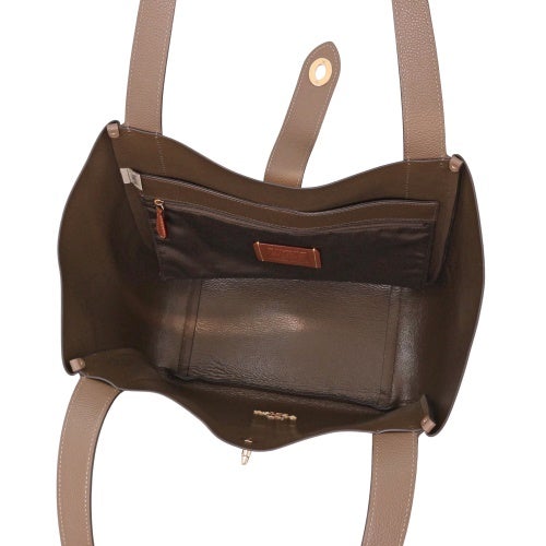 コーチ アウトレット トートバッグ レディース ハドリー ターンロック トート バッグ ブラウン COACH OUTLET CAL17 IMV2R ダークストーン