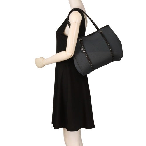 ウィローベイ トートバッグ レディース Daydreamer Mini Neoprene Tote グレー WILLOW BAY 1082 CHARCOAL