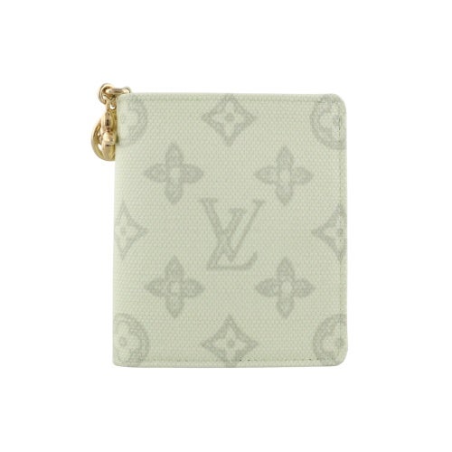 ルイヴィトン 二つ折り財布 モノグラム ポケットウォレット・LVチャーム グリーン LOUIS VUITTON M27679 ヴェール アニエール