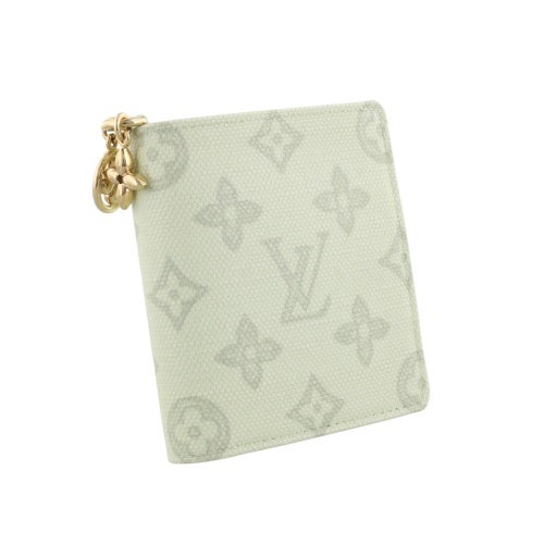 ルイヴィトン 二つ折り財布 モノグラム ポケットウォレット・LVチャーム グリーン LOUIS VUITTON M27679 ヴェール アニエール