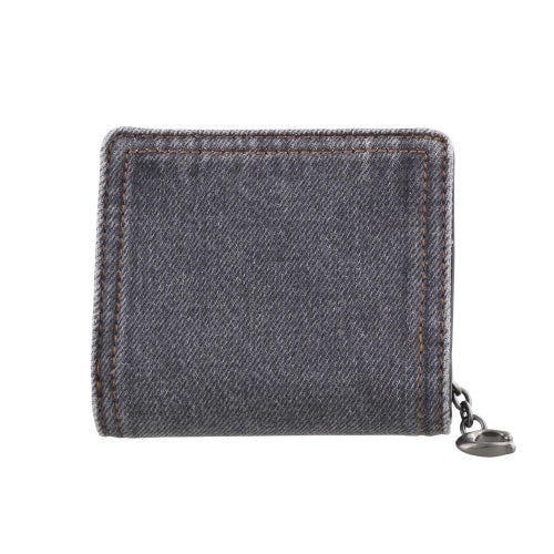 コーチ アウトレット 二つ折り財布 レディース スナップ ウォレット グレー COACH OUTLET CAP07 QBWAD ウォッシュドグレー