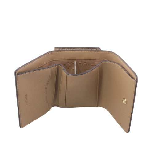 コーチ アウトレット 三つ折り財布 レディース カード ホルダー ウォレット・シグネチャー キャンバス ブラウン COACH OUTLET CZ034 IMXHE タン/ブラウン