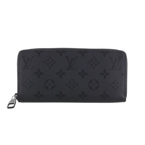 ルイヴィトン 長財布 メンズ モノグラム ジッピーウォレット・ホリゾンタル ブラック LOUIS VUITTON M28048