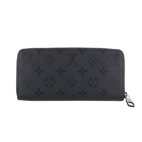 ルイヴィトン 長財布 メンズ モノグラム ジッピーウォレット・ホリゾンタル ブラック LOUIS VUITTON M28048