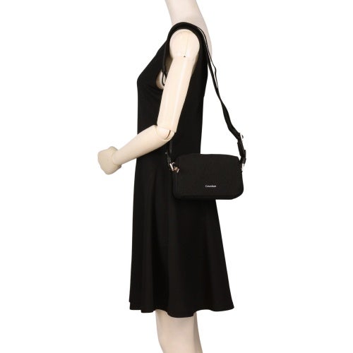 カルバンクライン ショルダーバッグ レディース MUST CAMERA BAG ブラック Calvin Klein K50K512739 0GK TWILL MONO BLACK
