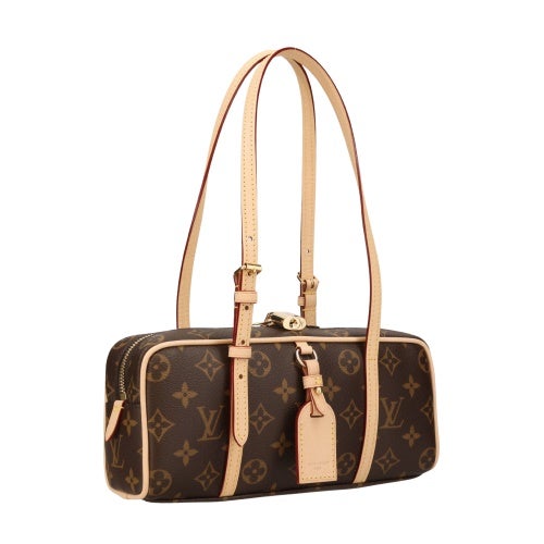 ルイヴィトン ショルダーバッグ モノグラム ハング・オン ブラウン LOUIS VUITTON M47031