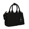 プラダ ハンドバッグ レディース CANAPA RICAMO ブラック PRADA 1BG464 V 8OK 2CYA F0002 NERO