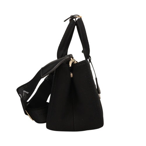 プラダ ハンドバッグ レディース CANAPA RICAMO ブラック PRADA 1BG464 V 8OK 2CYA F0002 NERO