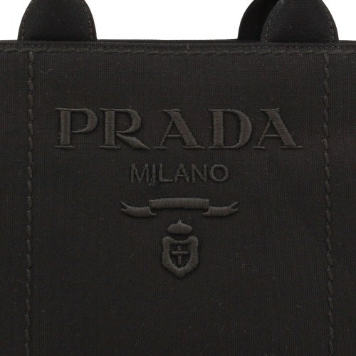 プラダ ハンドバッグ レディース CANAPA RICAMO ブラック PRADA 1BG464 V 8OK 2CYA F0002 NERO