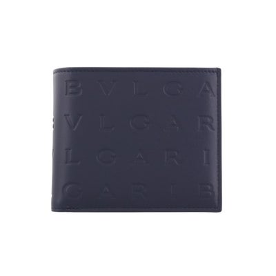 ブルガリ 二つ折り財布 レディース ネイビー BVLGARI 292913 Blue Dark 