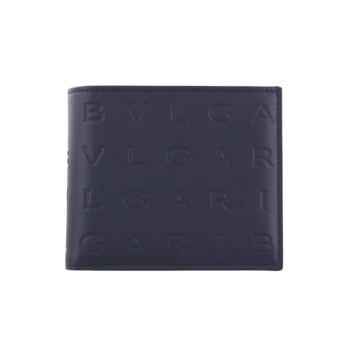 ブルガリ 二つ折り財布 レディース ネイビー BVLGARI 292913 Blue Dark