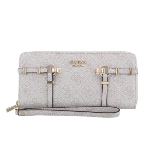 GUESS 財布 ゲス 長財布 レディース KATYA / SLG LARGE ZIP AROUND ホワイト GUESS