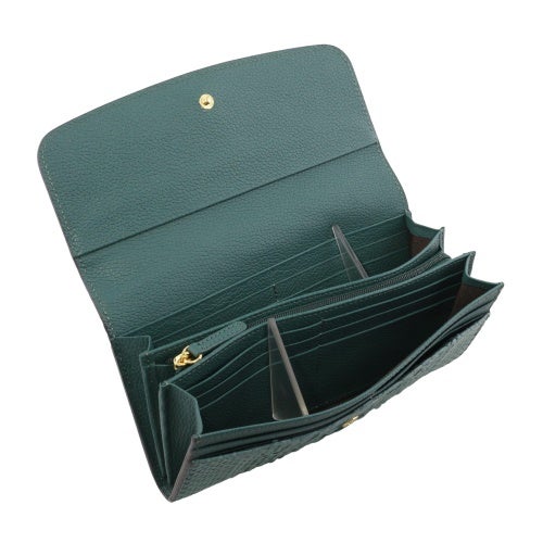 ロダニア 長財布 レディース グリーン RODANIA RDOP9965CGN キプロスグリーン