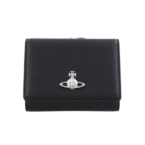 Vivienne Westwood ブラック三つ折り財布 ＃21178 Vivienne Westwood（ヴィヴィアンウエストウッド） 並行輸入品 財布 三