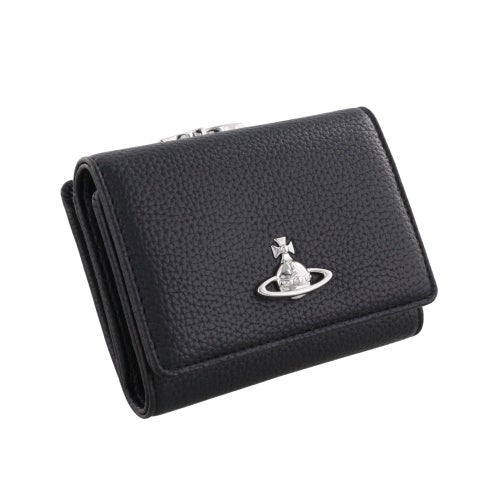 Vivienne Westwood 三つ折り財布 ブラック　レディース Vivienne Westwood（ヴィヴィアンウエストウッド） 並行輸入品 財布 三