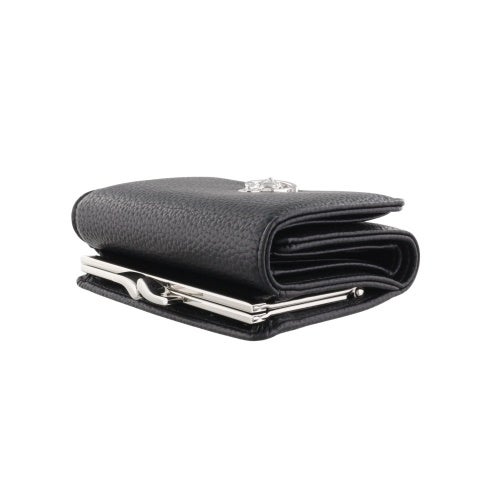 Vivienne Westwood ブラック三つ折り財布 ＃211856 Vivienne Westwood（ヴィヴィアンウエストウッド） ヴィヴィアン