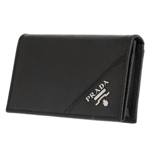 プラダ カードケース 名刺入れ レディース ブラック PRADA 2MC122 QME