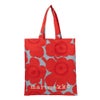 マリメッコ トートバッグ レディース レッド marimekko 95321 537 Red/Light Blue/Dark Red