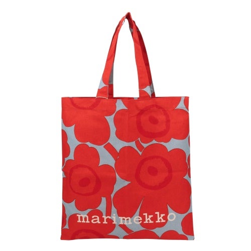 マリメッコ トートバッグ レディース レッド marimekko 95321 537 Red/Light Blue/Dark Red