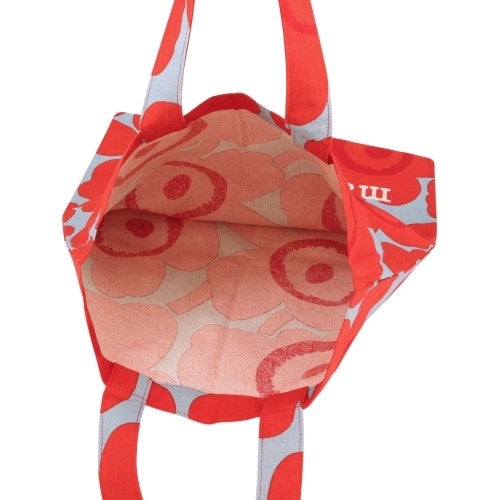 マリメッコ トートバッグ レディース レッド marimekko 95321 537 Red/Light Blue/Dark Red
