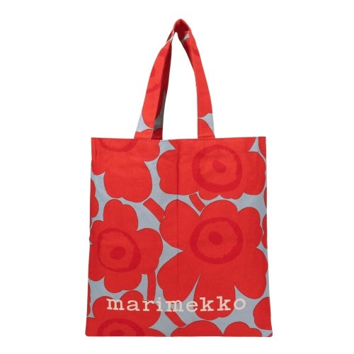 マリメッコ トートバッグ レディース レッド marimekko 95321 537 Red/Light Blue/Dark Red