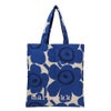 マリメッコ トートバッグ レディース ブルー marimekko 95321 655 Blue/Llight Green/Dark Blue