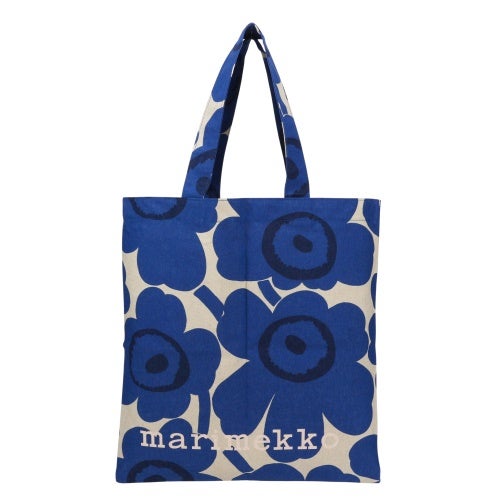 マリメッコ トートバッグ レディース ブルー marimekko 95321 655 Blue/Llight Green/Dark Blue
